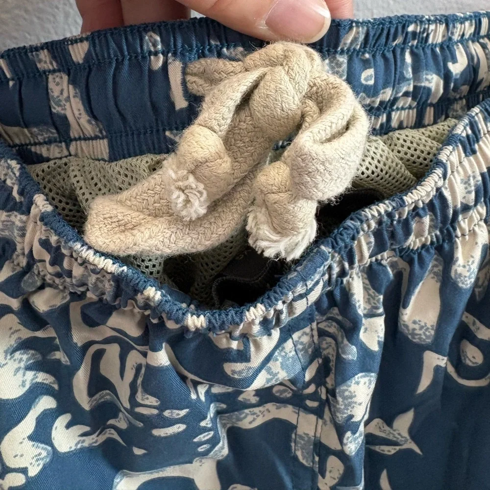 Natural Life Blue Batik Swim Trunks XL